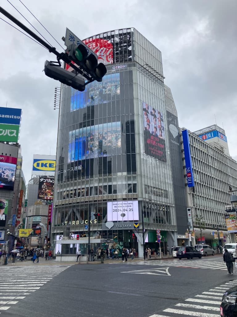 SHIBUYA TSUTAYA（渋谷ツタヤ）　リニューアルオープン　2024年4月25日　渋谷・スクランブル交差点前