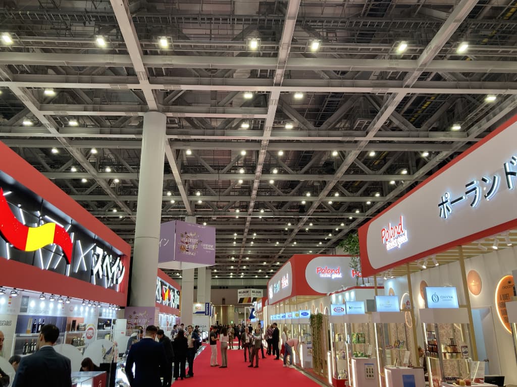 毎年3月に東京ビッグサイトで開催される、世界中の食品、飲料が集まる見本市　FOODEX JAPAN